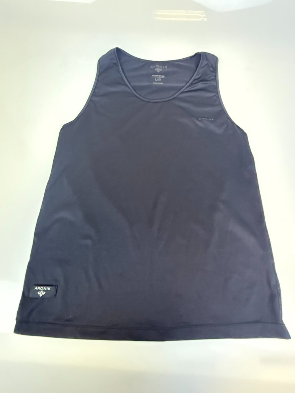 Aronik Black Fitness Tank Top J3-19